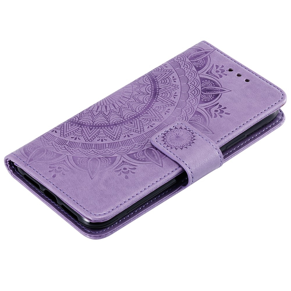 Mandala knížkové pouzdro na mobil Xiaomi 17T - fialové