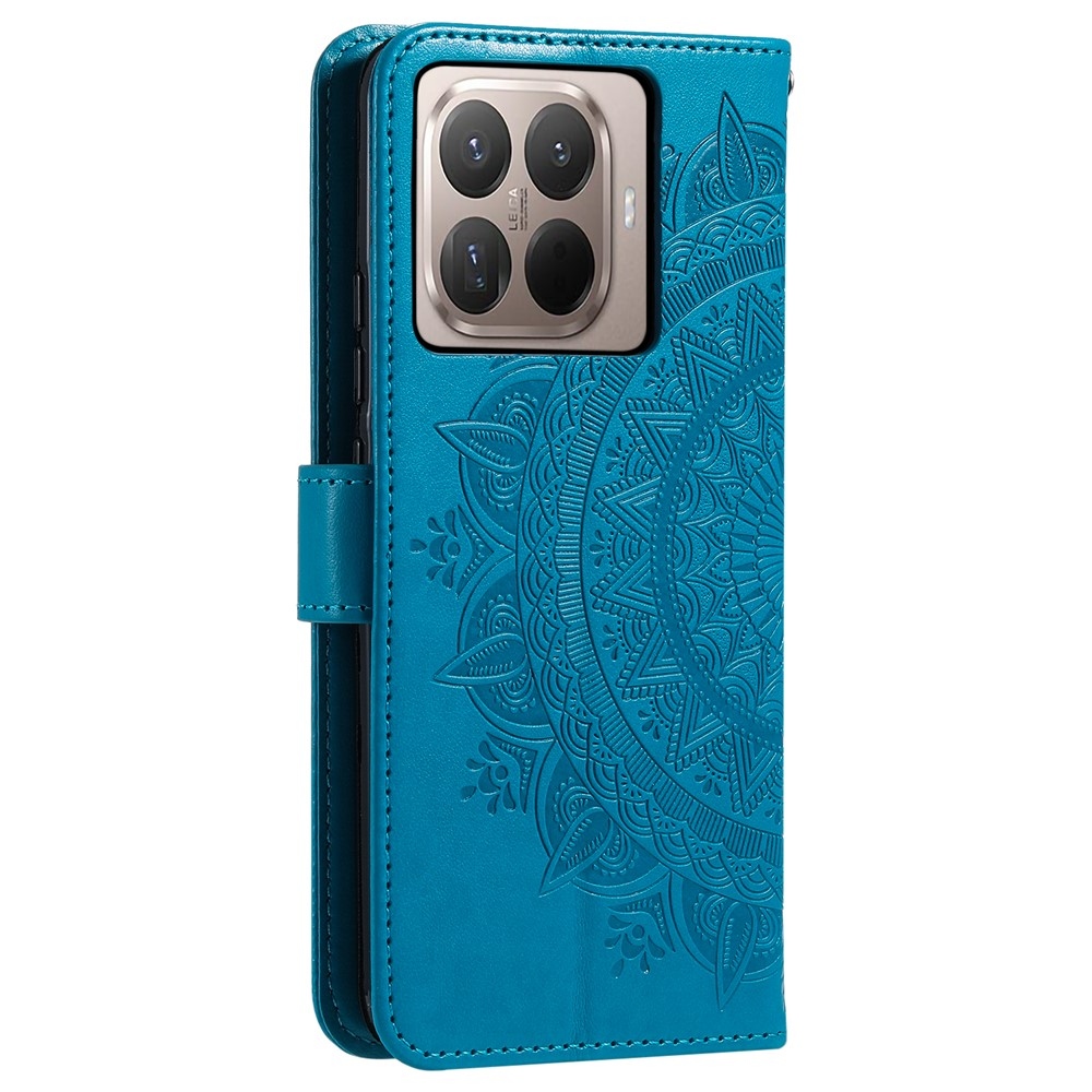 Mandala knížkové pouzdro na mobil Xiaomi 17T - modré