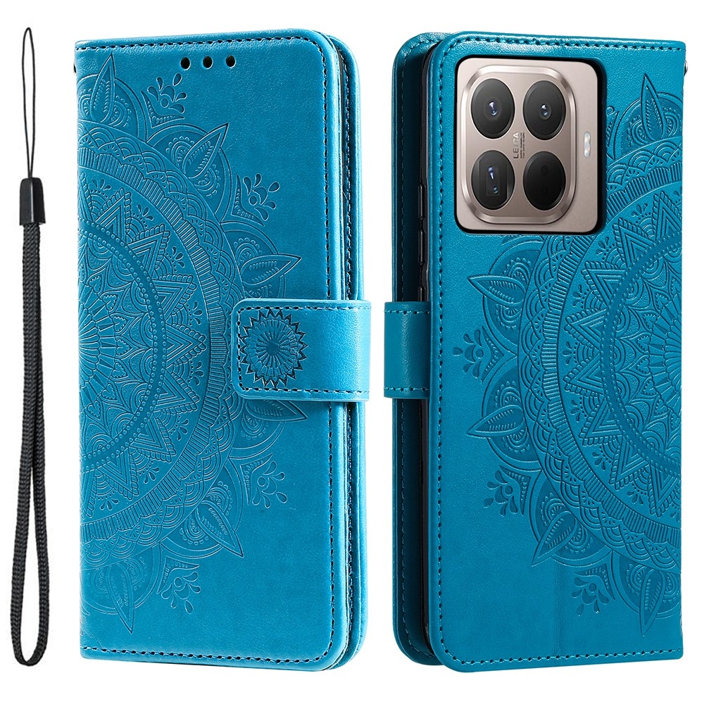 Mandala knížkové pouzdro na mobil Xiaomi 17T - modré