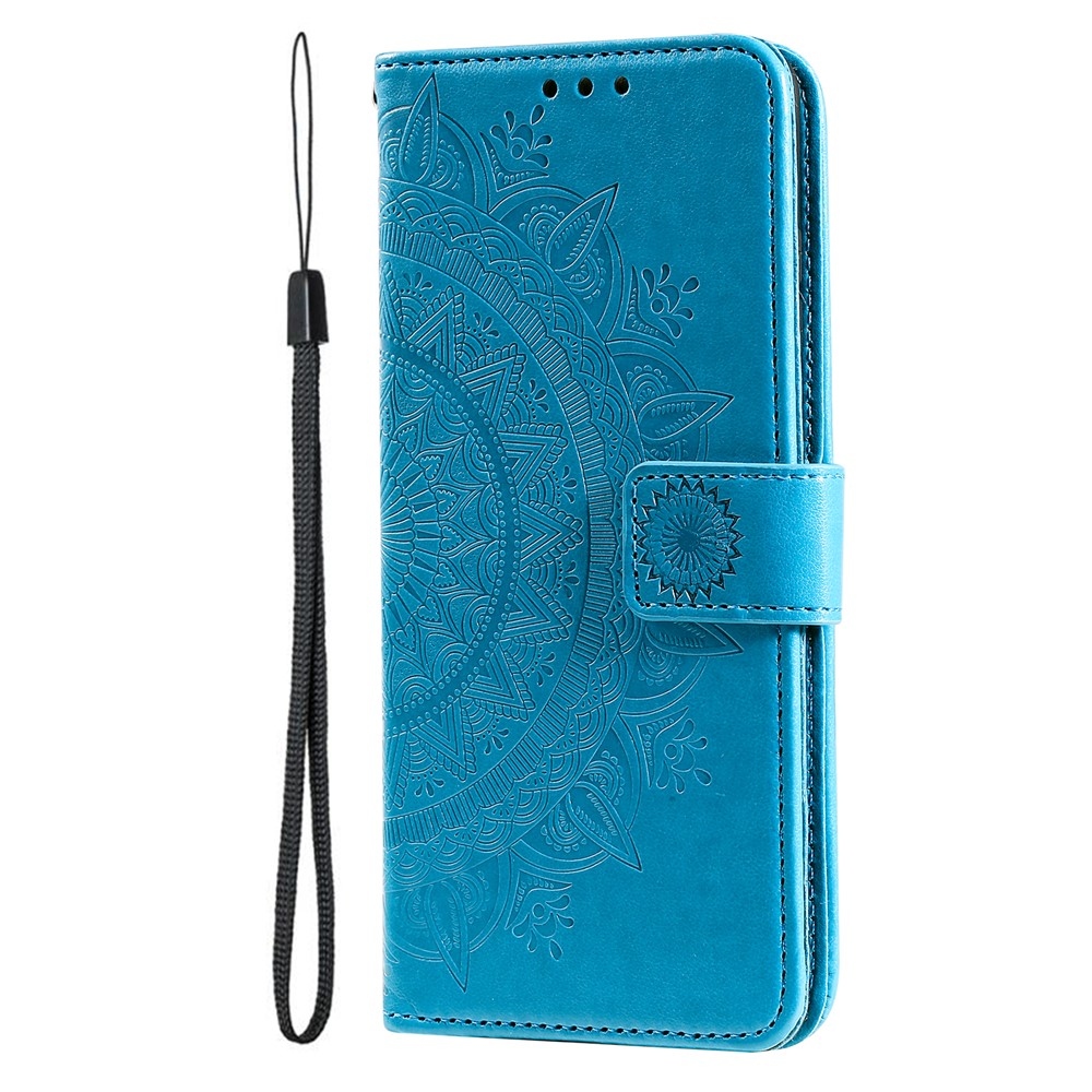Mandala knížkové pouzdro na mobil Xiaomi 17T - modré