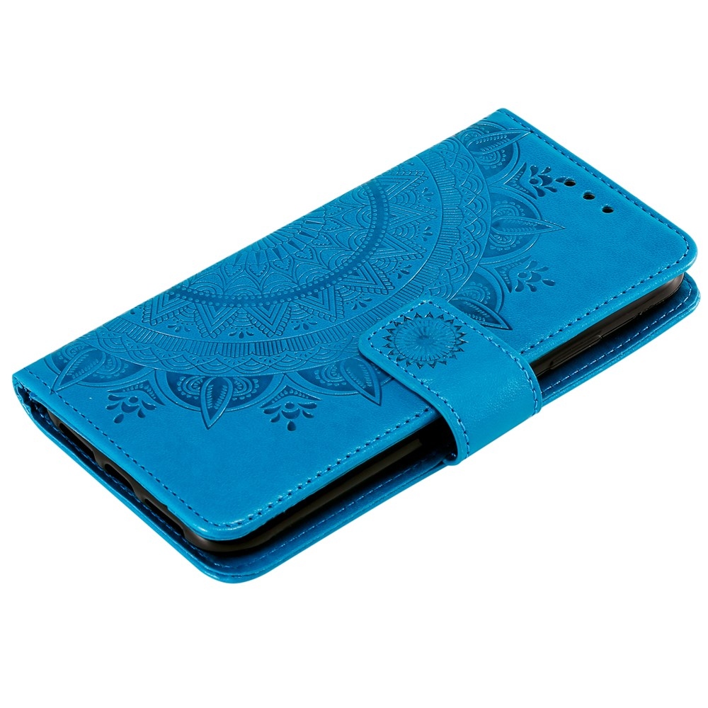 Mandala knížkové pouzdro na mobil Xiaomi 17T - modré