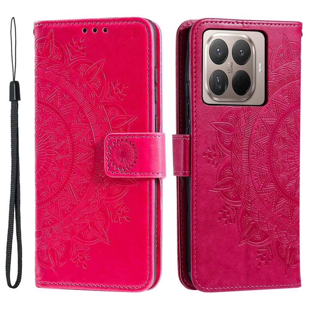 Mandala knížkové pouzdro na mobil Xiaomi 17T - rose