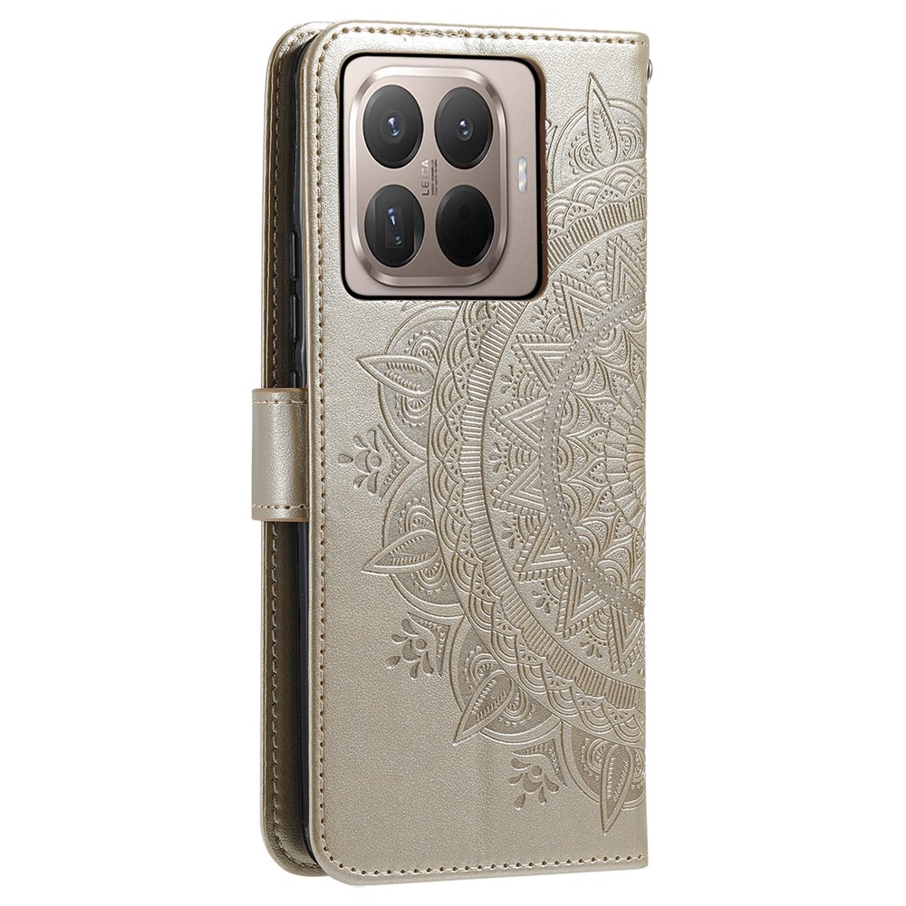 Mandala knížkové pouzdro na mobil Xiaomi 17T - zlaté