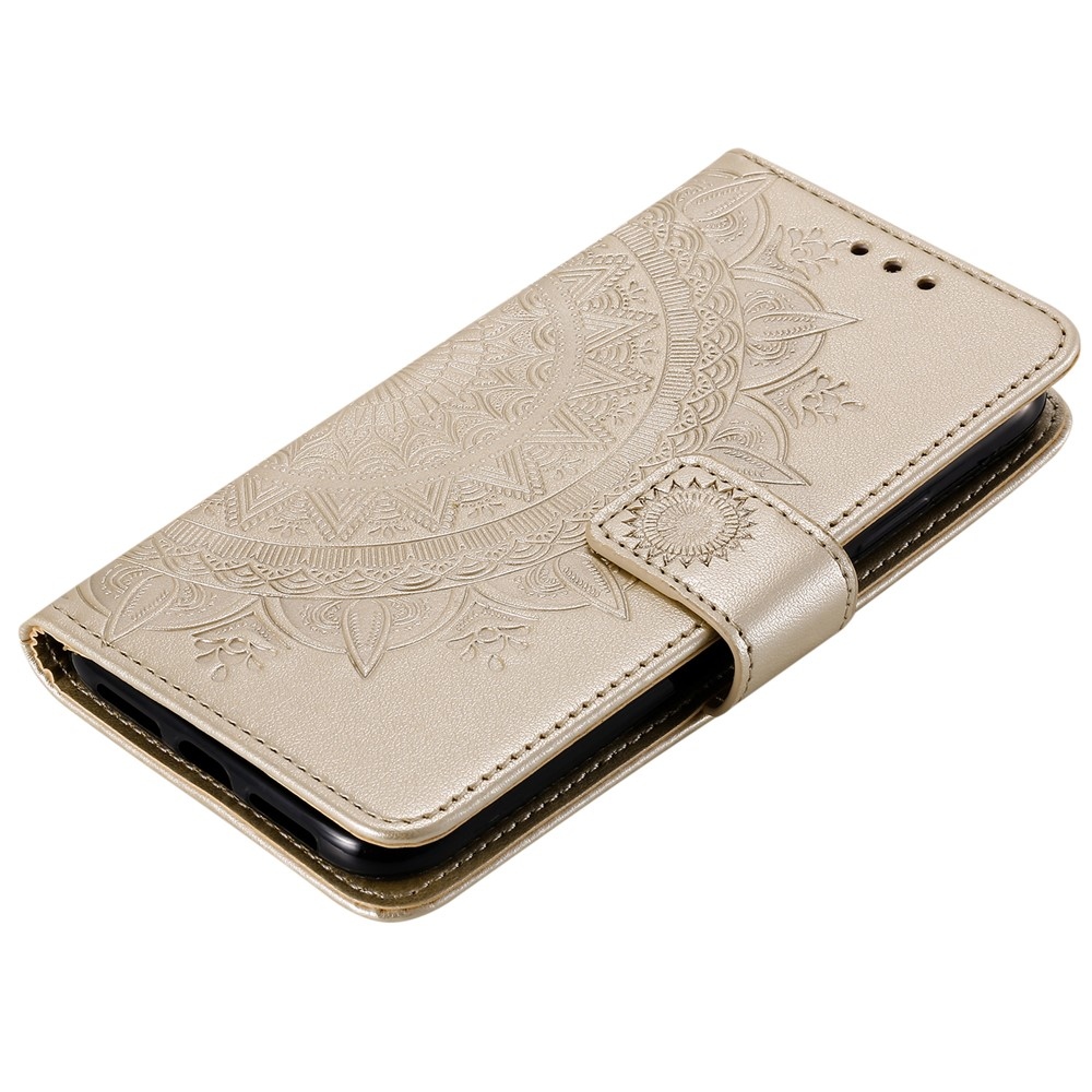 Mandala knížkové pouzdro na mobil Xiaomi 17T - zlaté