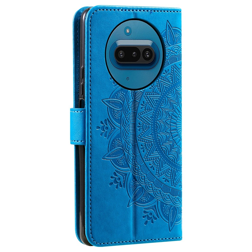 Mandala knížkové pouzdro na Nothing Phone (3a) - modré