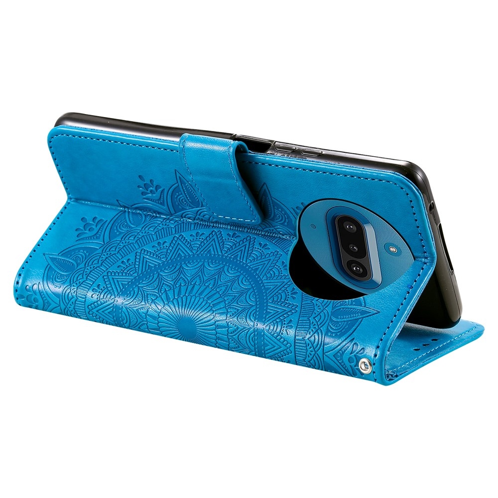 Mandala knížkové pouzdro na Nothing Phone (3a) - modré