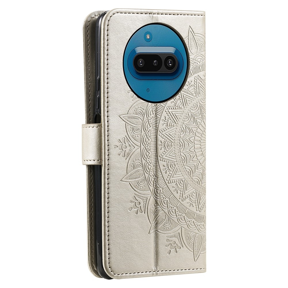 Mandala knížkové pouzdro na Nothing Phone (3a) - zlaté