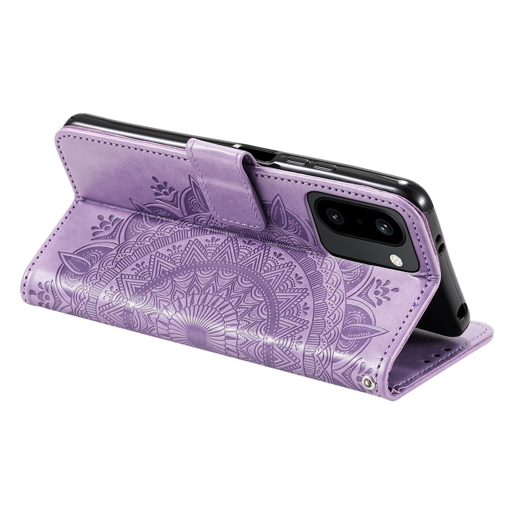 Mandala knížkové pouzdro na OnePlus 15R 5G - fialové