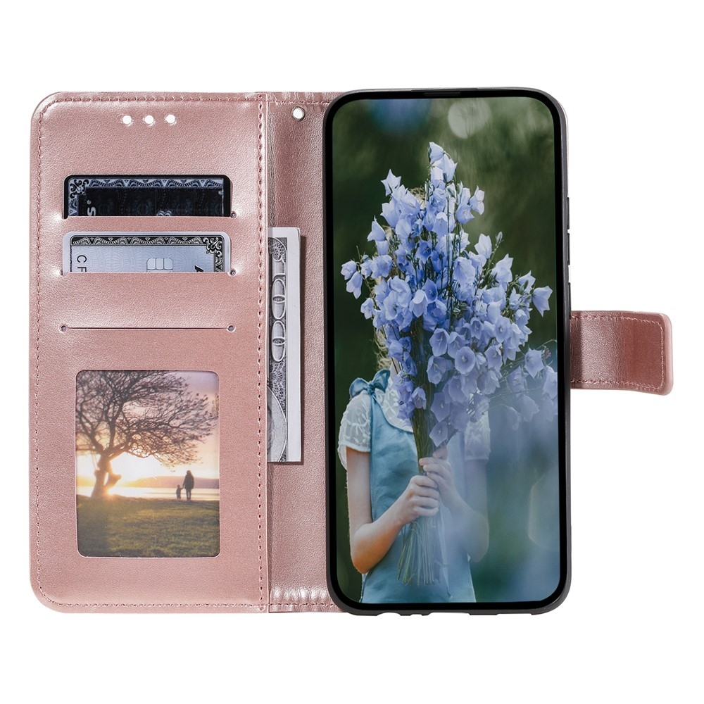 Mandala knížkové pouzdro na OnePlus 15R 5G - růžovozlaté