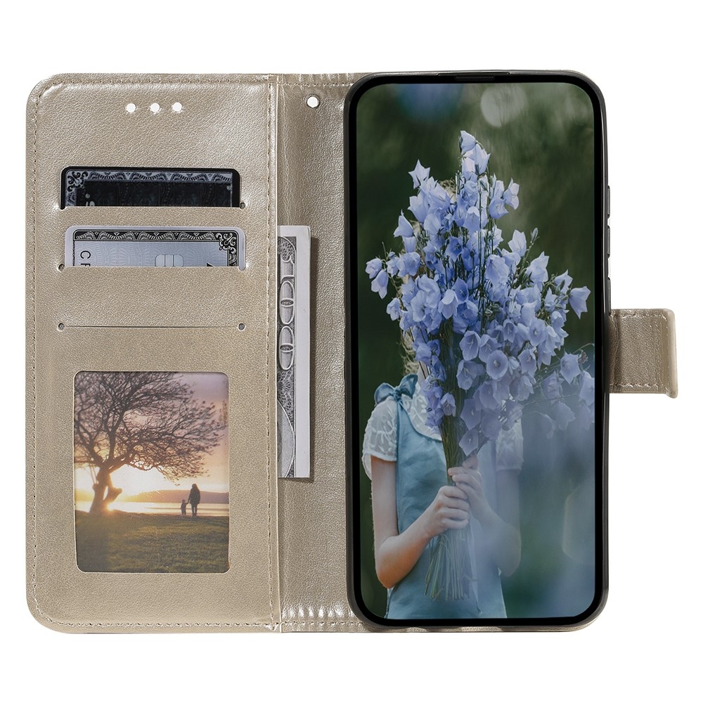 Mandala knížkové pouzdro na OnePlus 15R 5G - zlaté