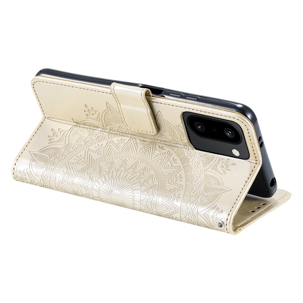 Mandala knížkové pouzdro na OnePlus 15R 5G - zlaté