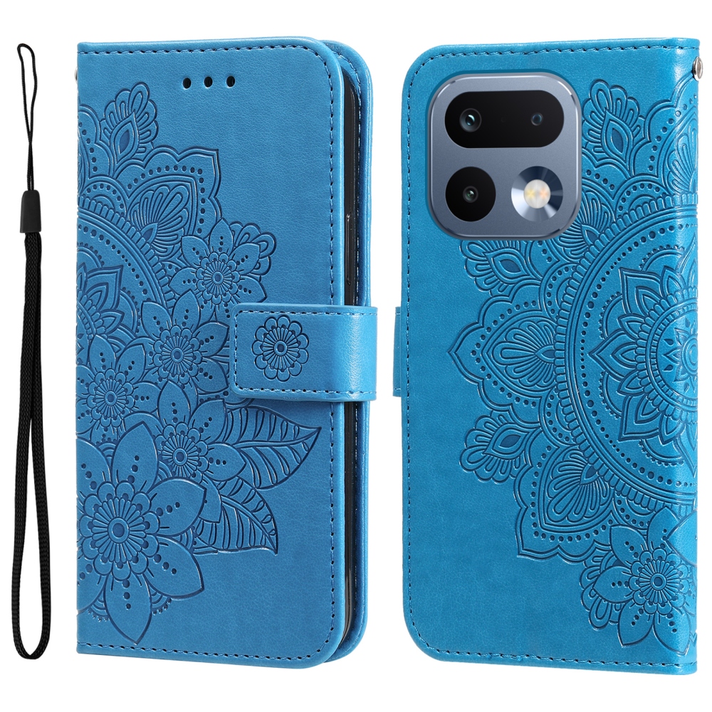 Mandala knížkové pouzdro na Realme 16 Pro 5G - modré