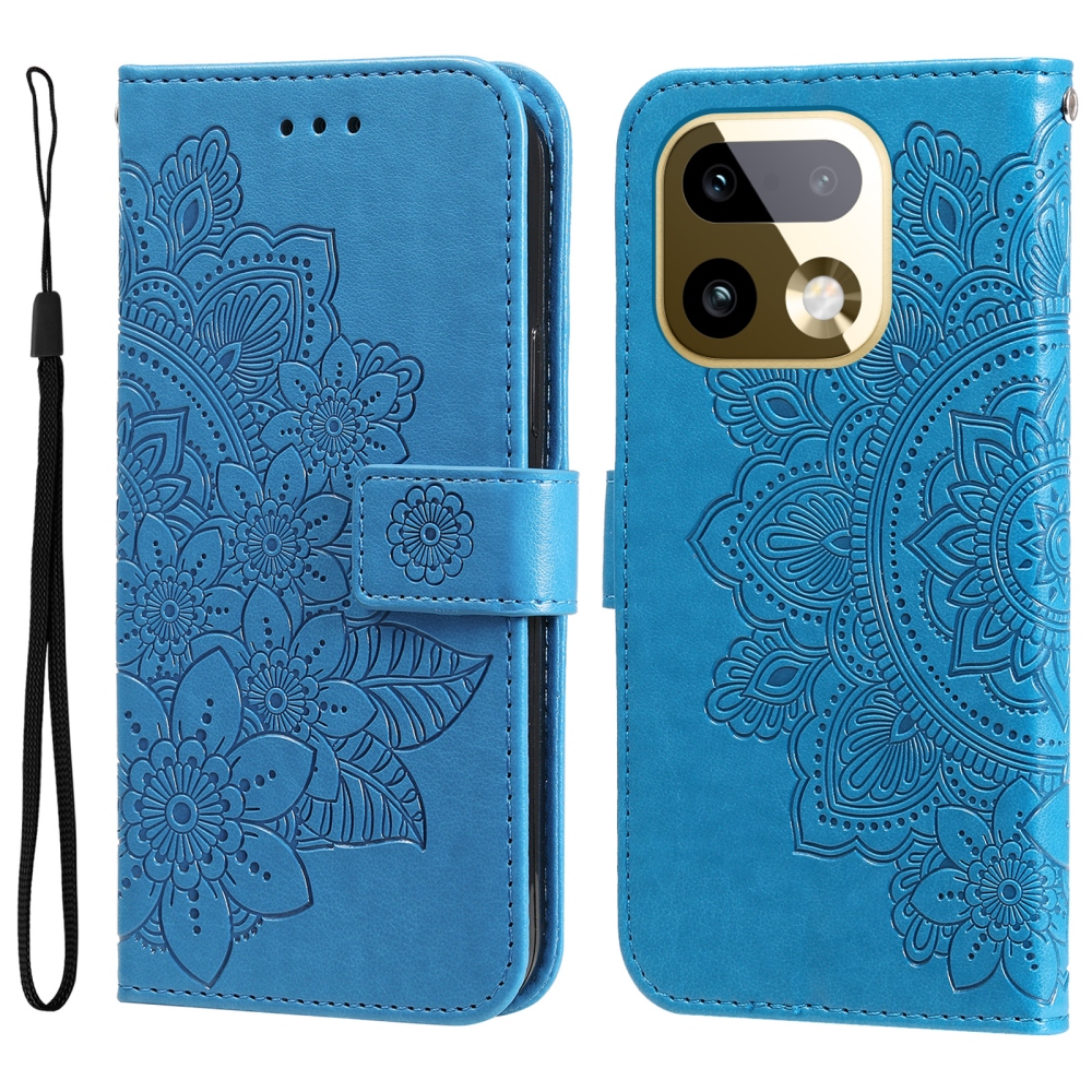 Mandala knížkové pouzdro na Realme 16 Pro+ 5G - modré