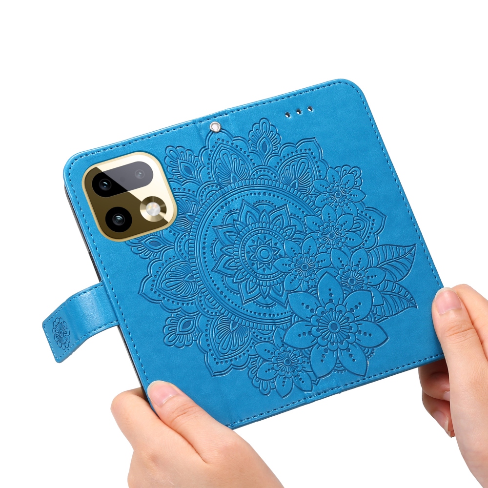 Mandala knížkové pouzdro na Realme 16 Pro+ 5G - modré