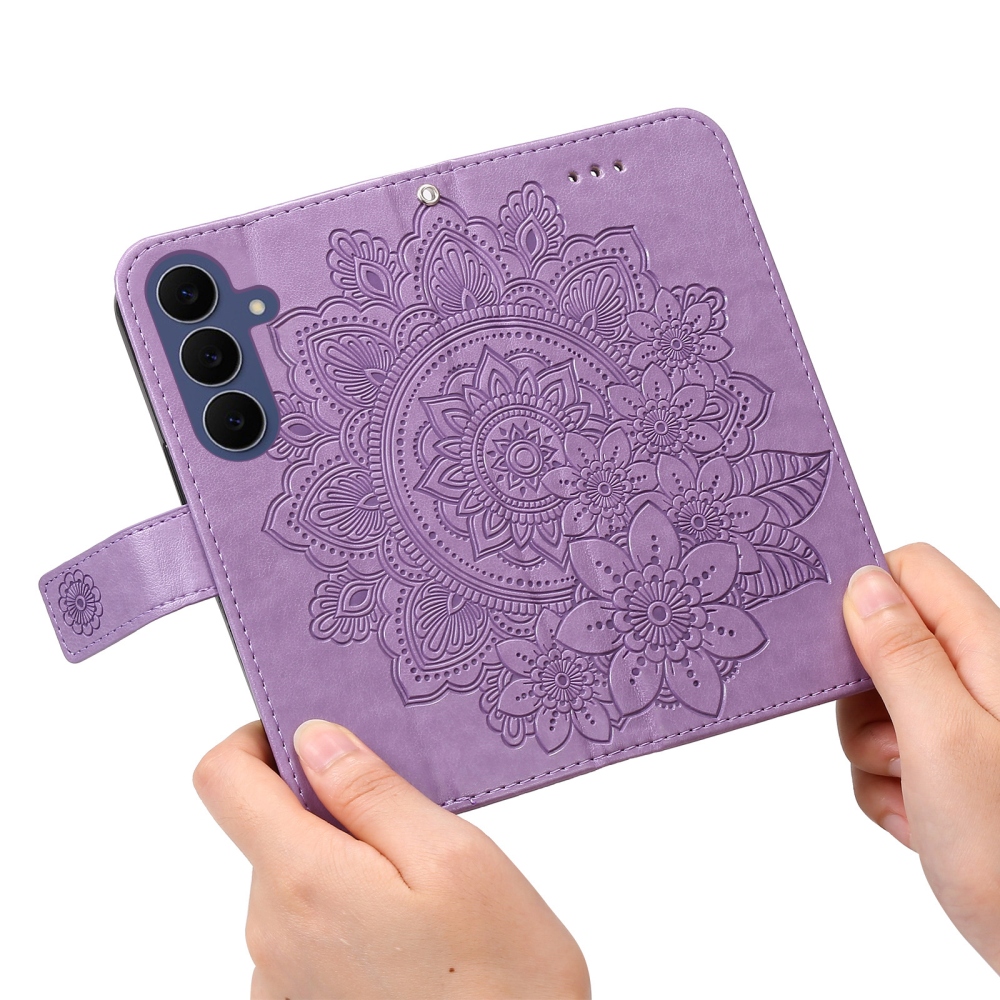 Mandala knížkové pouzdro na Samsung Galaxy S26 FE - fialové