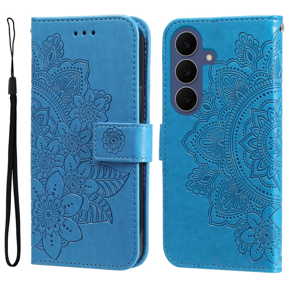 Mandala knížkové pouzdro na Samsung Galaxy S26 FE - modré