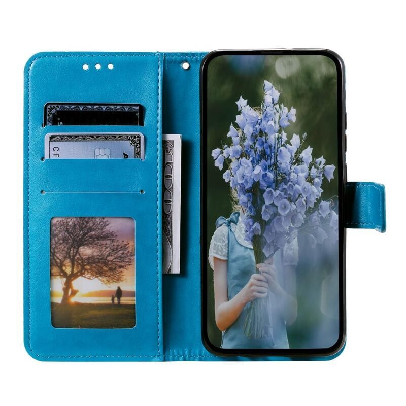 Mandala knížkové pouzdro na Xiaomi 13 Lite - modré