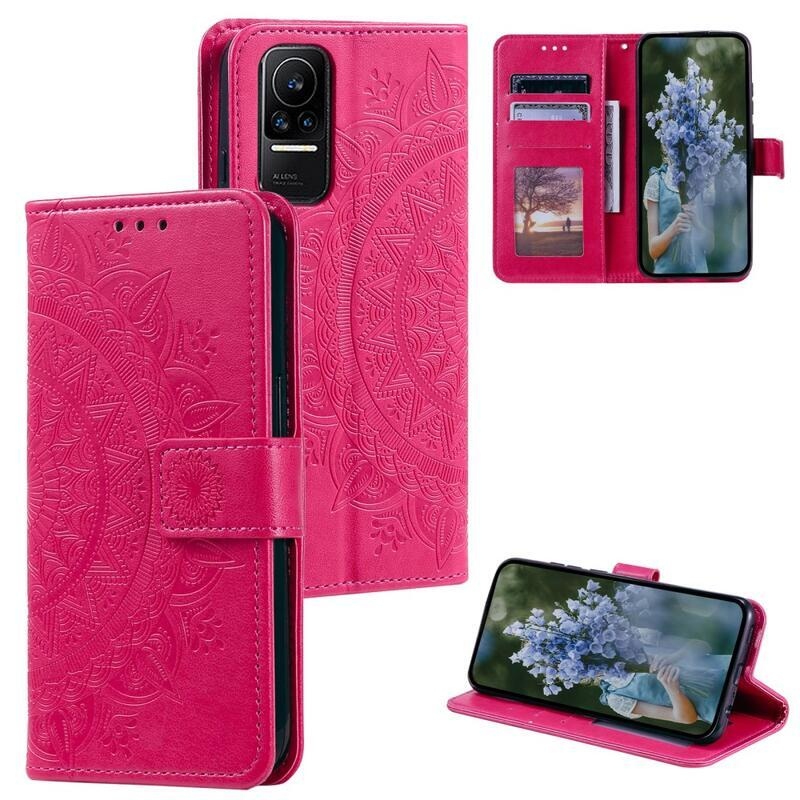 Mandala knížkové pouzdro na Xiaomi 13 Lite - rose