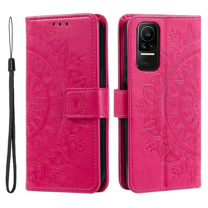 Mandala knížkové pouzdro na Xiaomi 13 Lite - rose