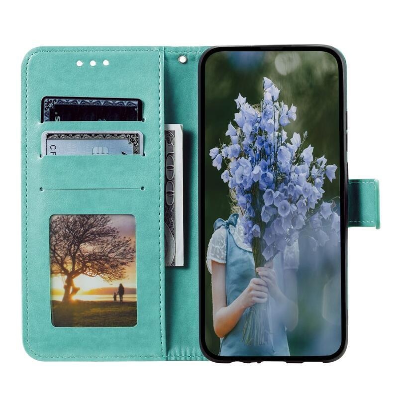 Mandala knížkové pouzdro na Xiaomi 13 Lite - zelené