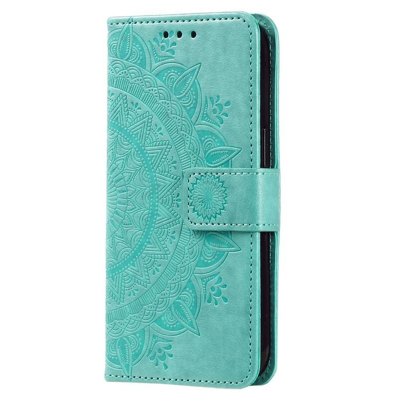 Mandala knížkové pouzdro na Xiaomi 13 Lite - zelené