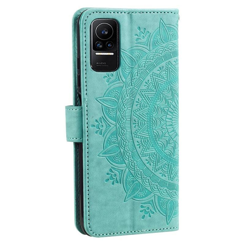 Mandala knížkové pouzdro na Xiaomi 13 Lite - zelené