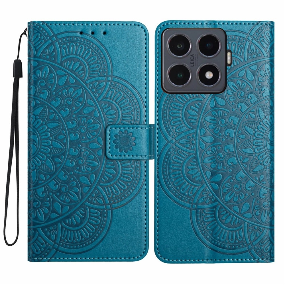 Mandala knížkové pouzdro na Xiaomi 15T Pro - modré