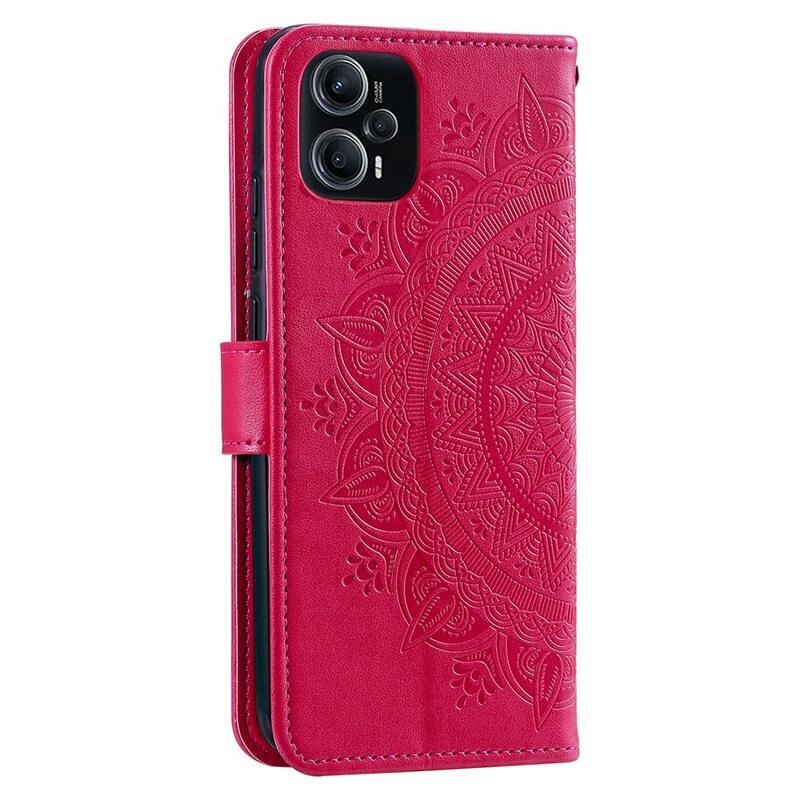 Mandala knížkové pouzdro na Xiaomi Poco F5 - rose