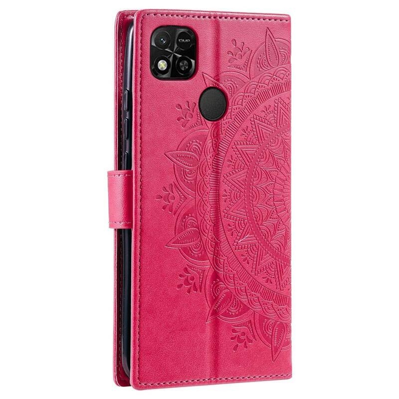 Mandala knížkové pouzdro na Xiaomi Redmi 10A - rose