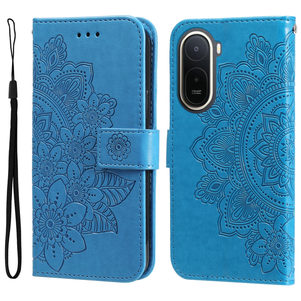 Mandala knížkové pouzdro na Xiaomi Redmi A7 Pro - modré