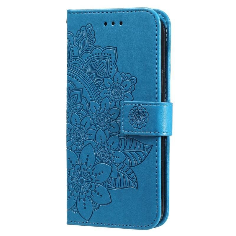 Mandala knížkové pouzdro na Xiaomi Redmi Note 12 Pro 5G/Poco X5 Pro 5G - modré