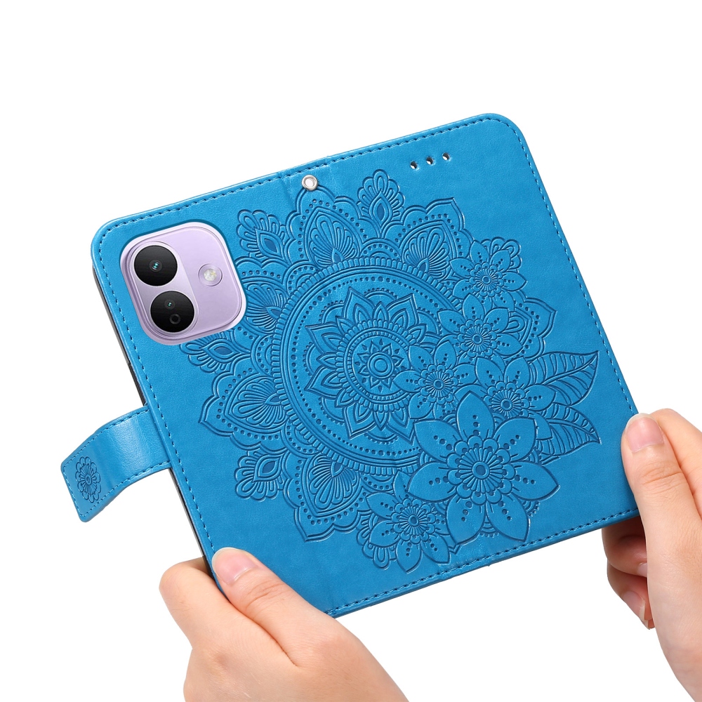 Mandala knížkové pouzdro na Xiaomi Redmi Note 17 Pro 5G - modré
