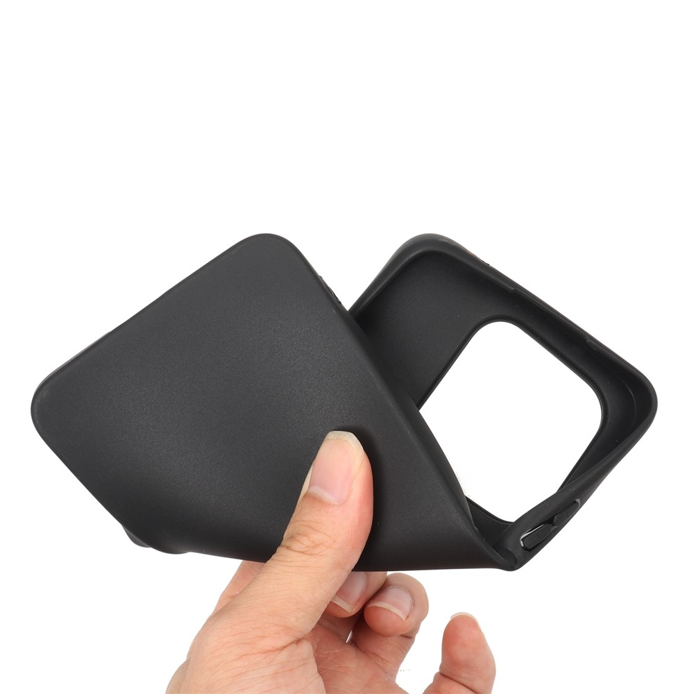 Matný gelový obal na Honor 400 Smart 5G/4G/Honor X7d - černý