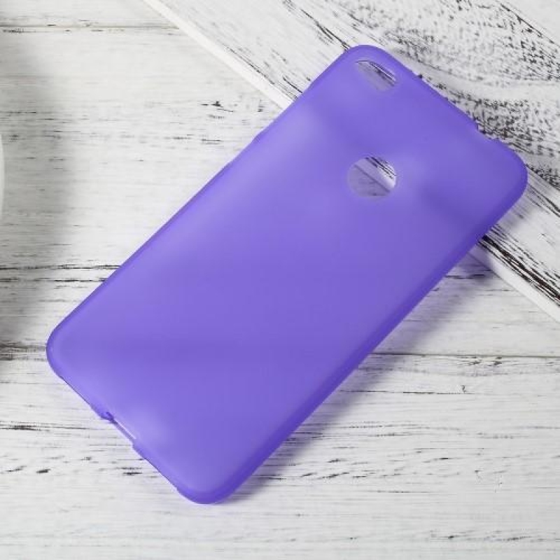 Matný gelový obal na Huawei P9 Lite (2017) - fialový
