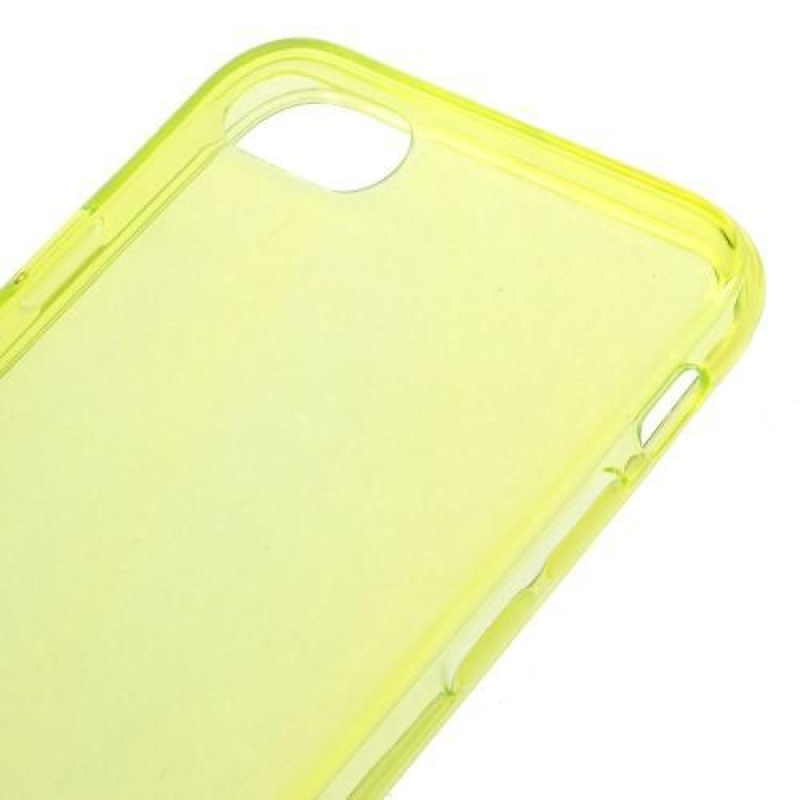 Matný gelový obal na iPhone 8 a iPhone 7 - žlutý