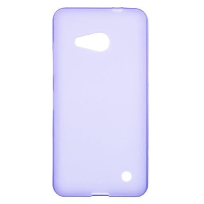 Matný gelový obal na Microsoft Lumia 550 - fialový
