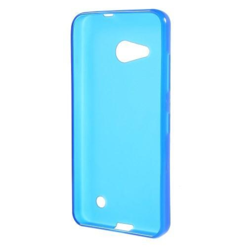 Matný gelový obal na Microsoft Lumia 550 - modrý