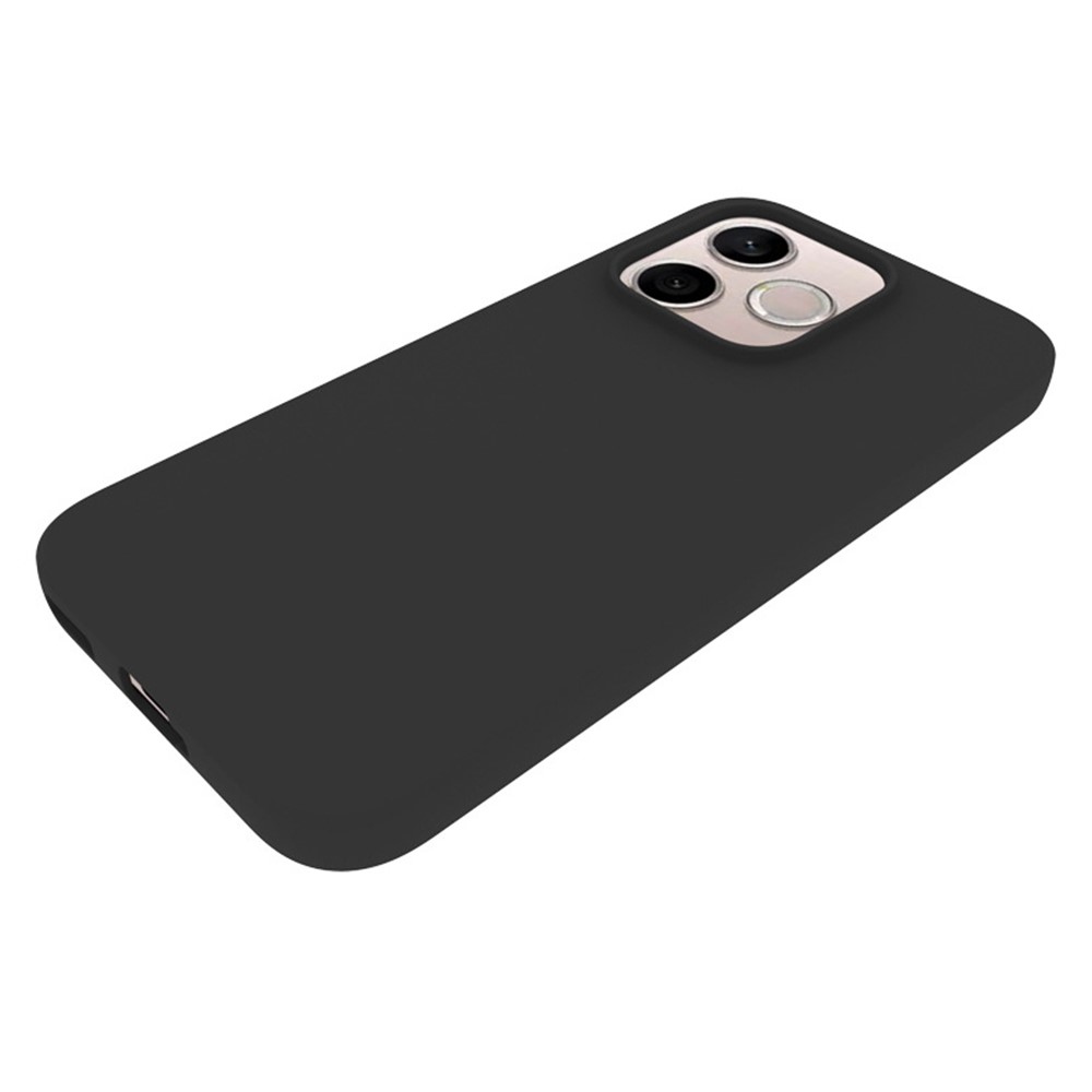 Matný gelový obal na mobil Honor 600 Lite 5G - černý