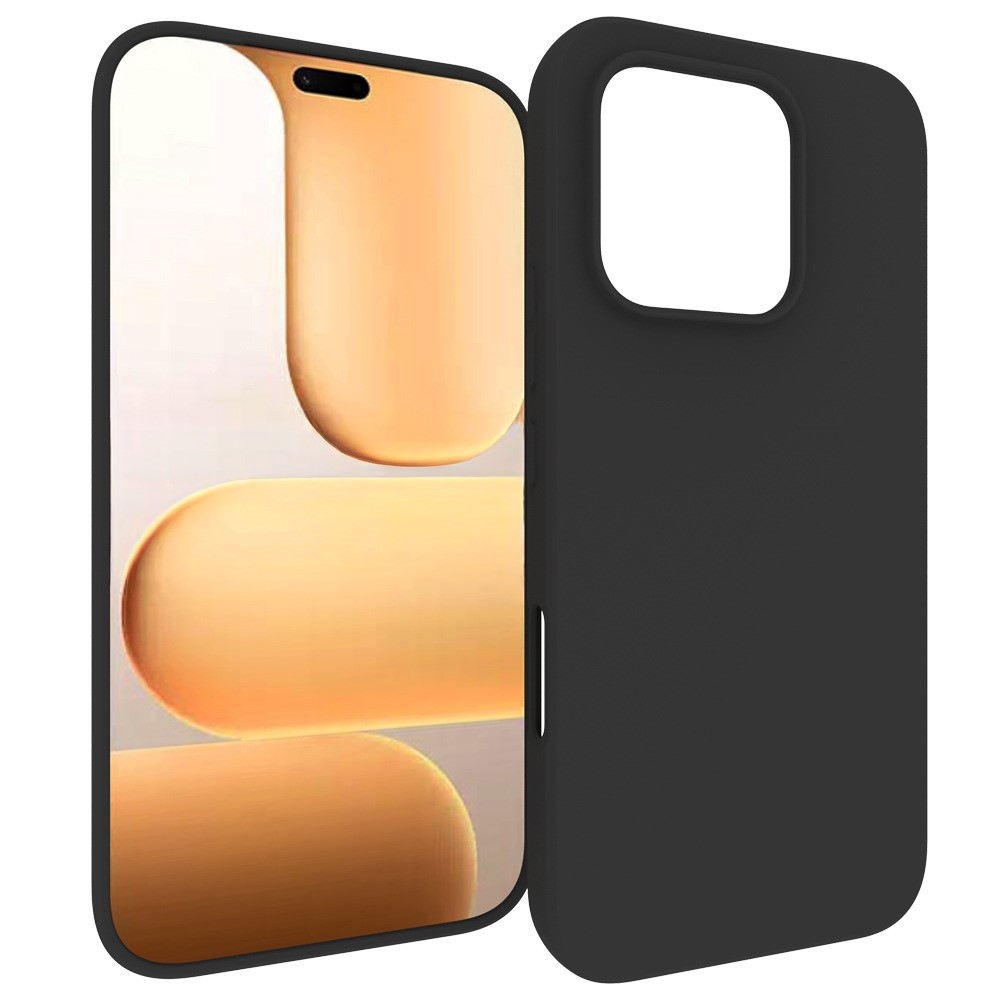 Matný gelový obal na mobil Honor 600 Lite 5G - černý