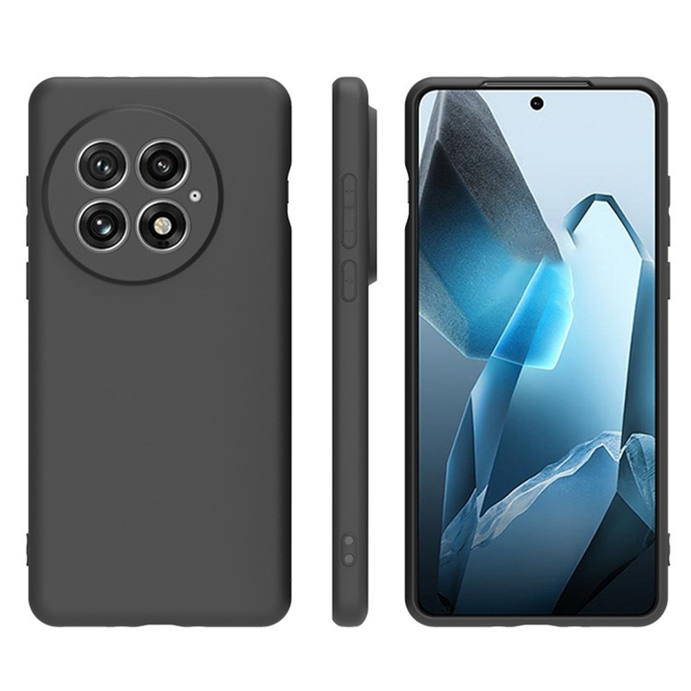 Matný gelový obal na mobil OnePlus 13 - černý