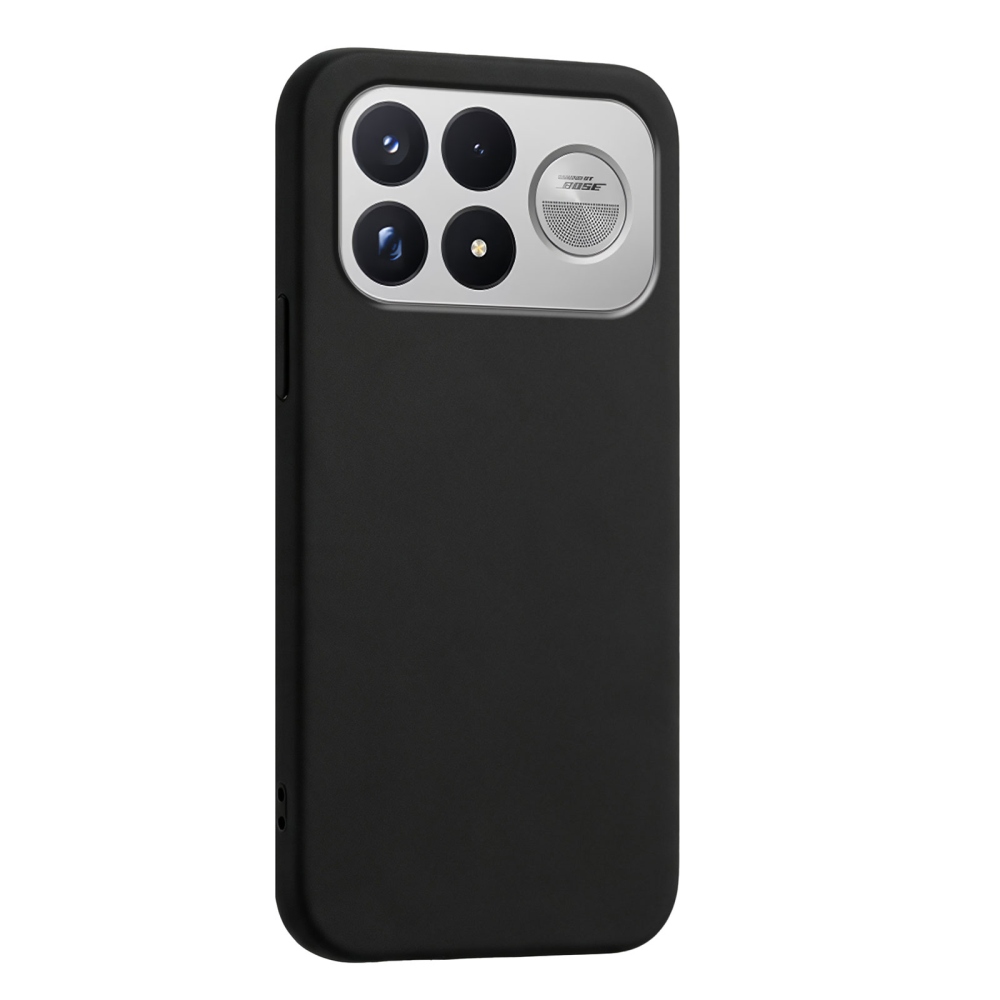 Matný gelový obal na mobil Xiaomi Poco F9 Ultra/F8 Ultra 5G - černý