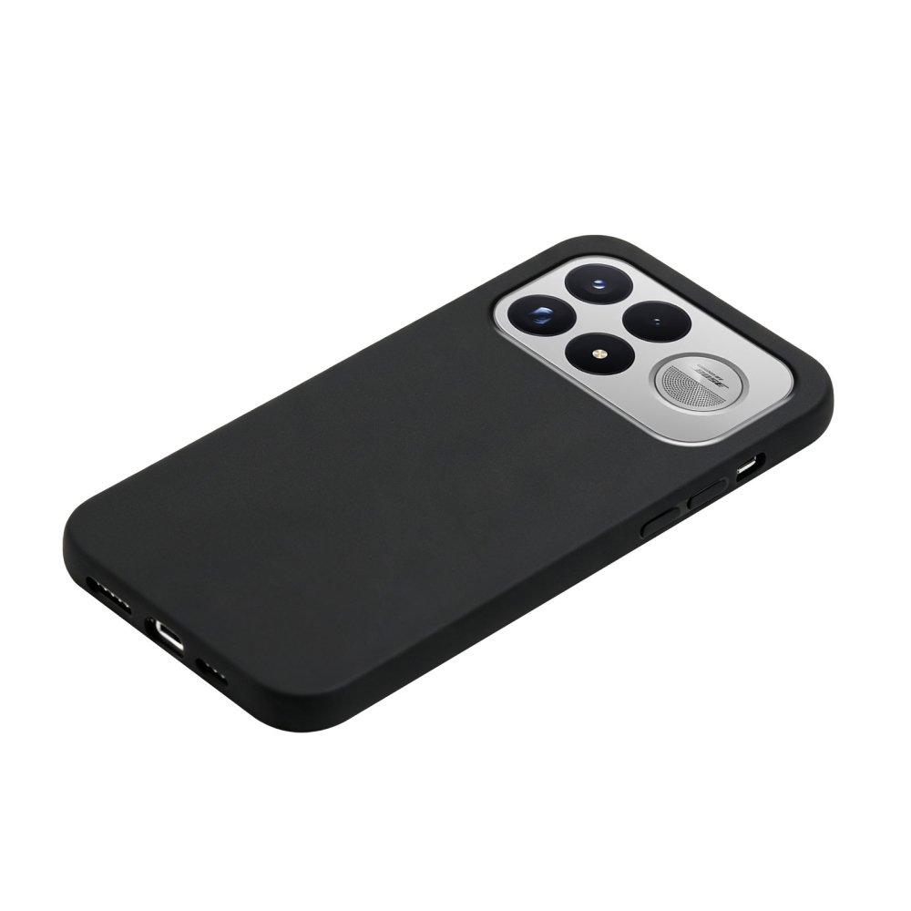 Matný gelový obal na mobil Xiaomi Poco F9 Ultra/F8 Ultra 5G - černý