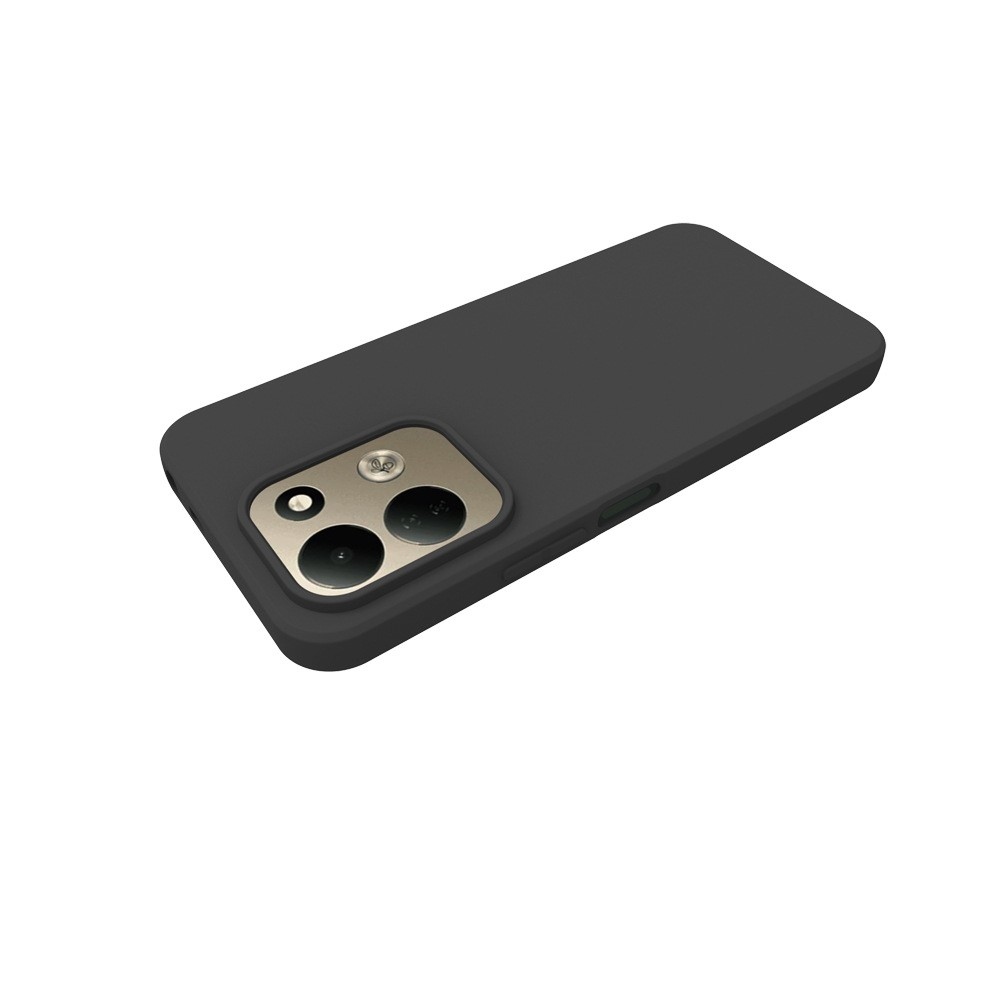 Matný gelový obal na mobil Xiaomi Redmi 17 4G/5G - černý