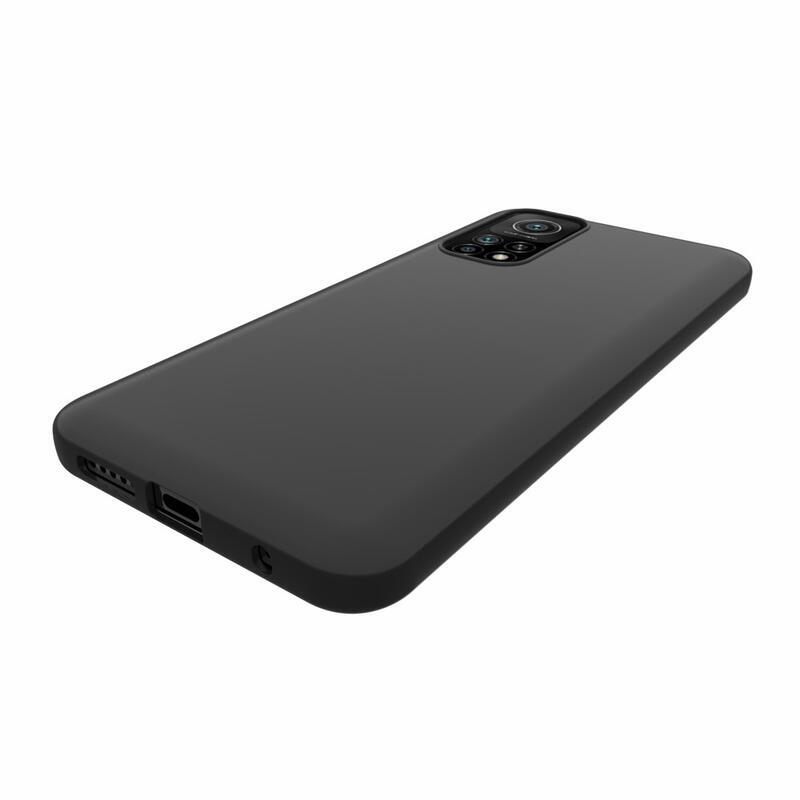 Matný gelový obal na mobil Xiaomi Redmi Note 11 4G/Note 11S 4G - černý