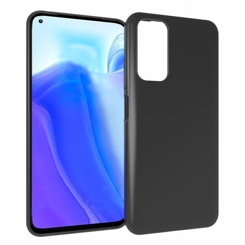 Matný gelový obal na mobil Xiaomi Redmi Note 11 4G/Note 11S 4G - černý