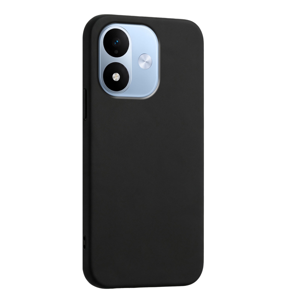 Matný gelový obal na mobil Xiaomi Redmi Note 17 4G/5G - černý
