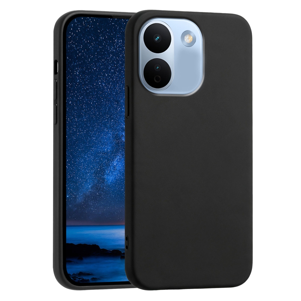 Matný gelový obal na mobil Xiaomi Redmi Note 17 Pro Max 5G - černý