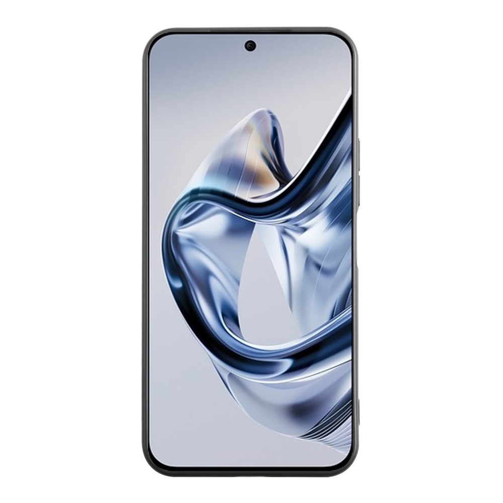 Matný gelový obal na mobil ZTE Nubia Air - černý