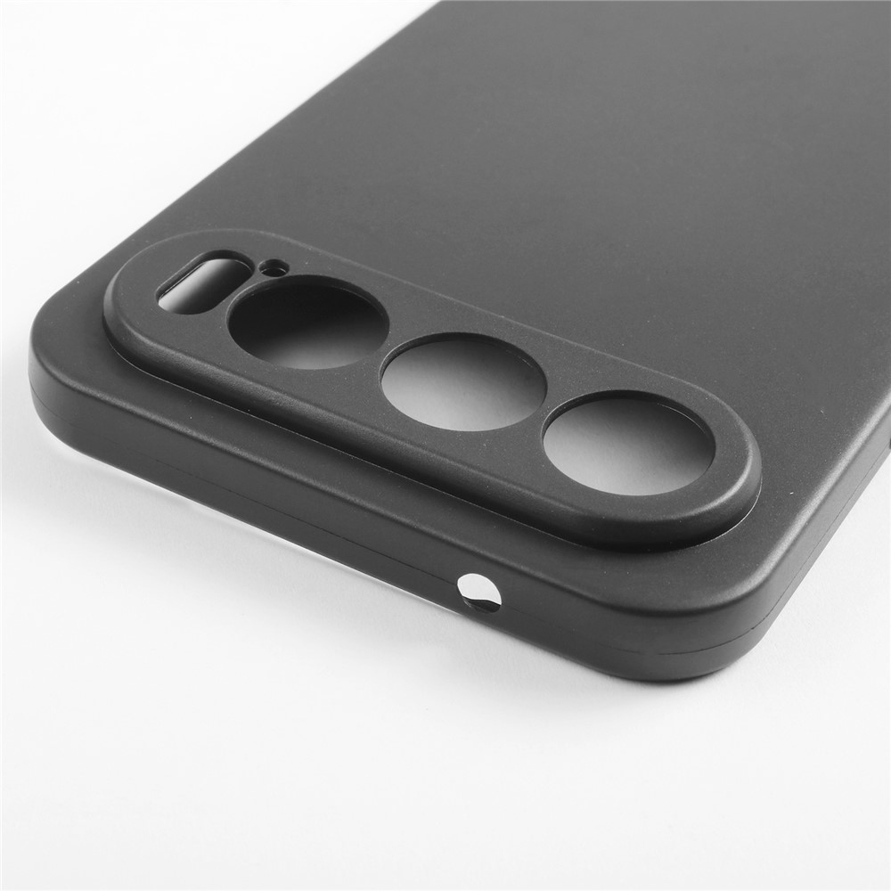 Matný gelový obal na mobil ZTE Nubia Air - černý
