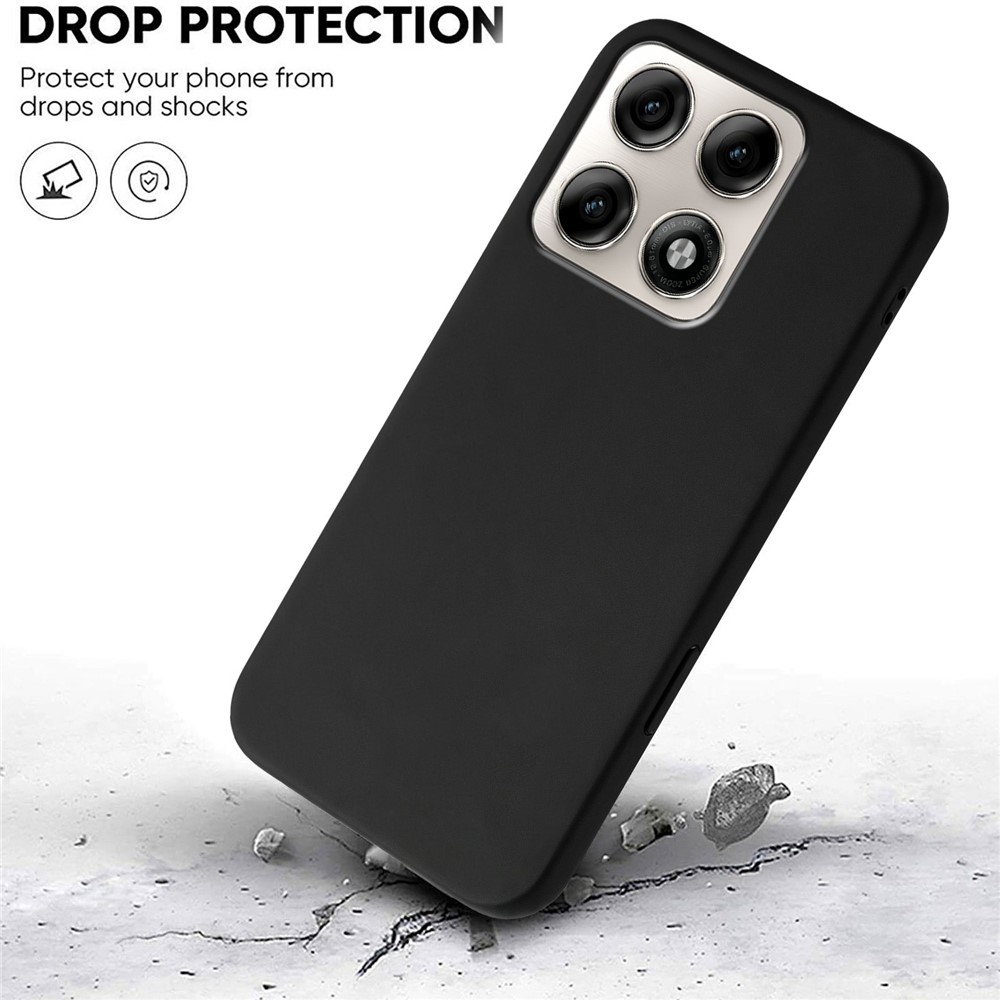 Matný gelový obal na Motorola Edge 70 Pro 5G - černý